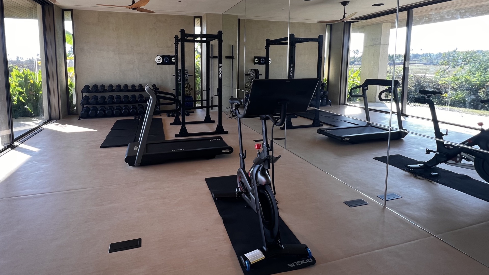 Fully equipped gym